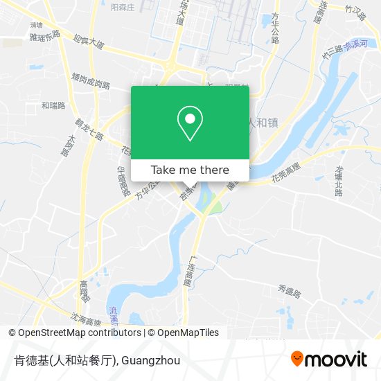 肯德基(人和站餐厅) map