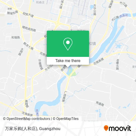 万家乐购(人和店) map