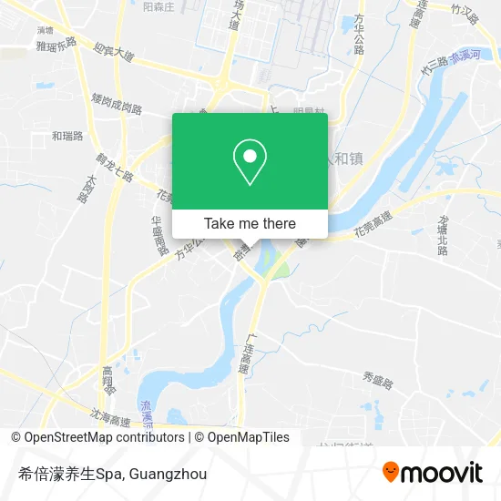 希倍濛养生Spa map