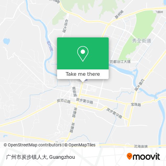 广州市炭步镇人大 map