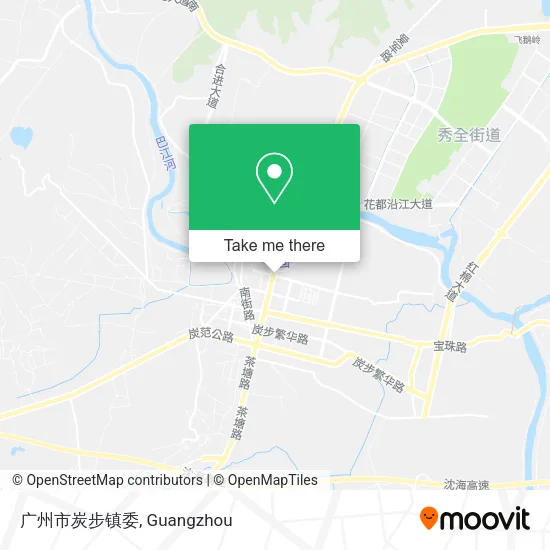 广州市炭步镇委 map