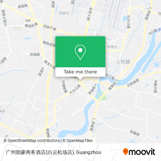 广州朗豪商务酒店(白云机场店) map