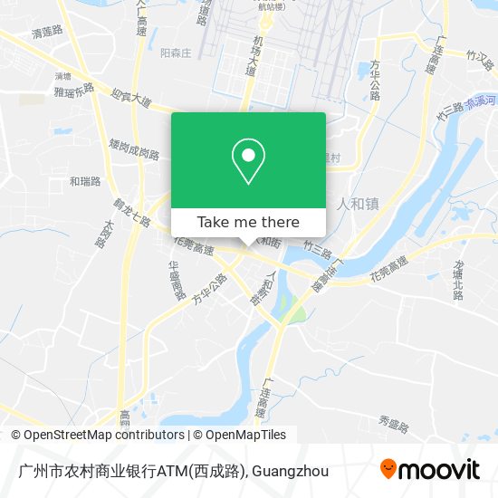 广州市农村商业银行ATM(西成路) map