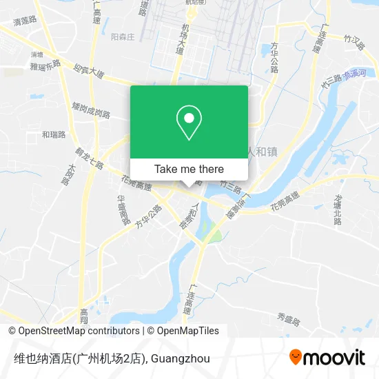 维也纳酒店(广州机场2店) map