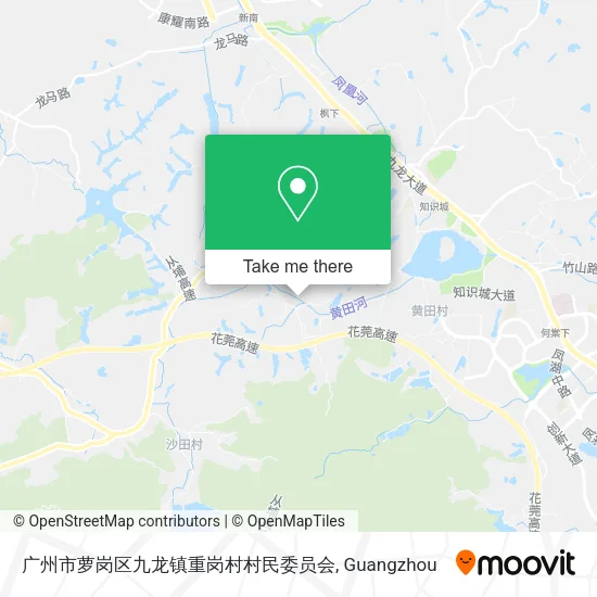 广州市萝岗区九龙镇重岗村村民委员会 map