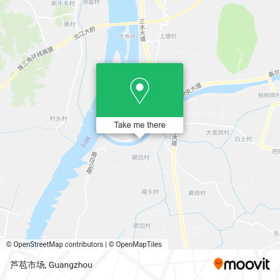 芦苞市场 map