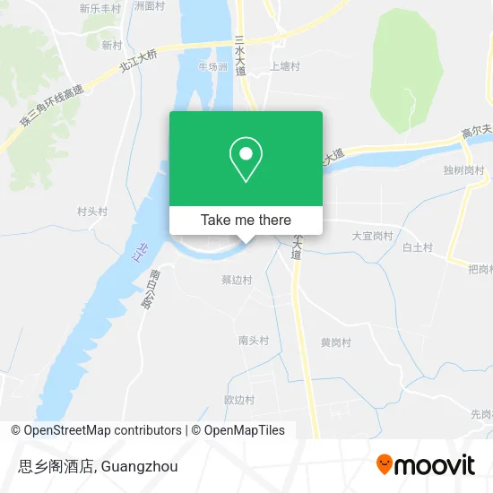 思乡阁酒店 map