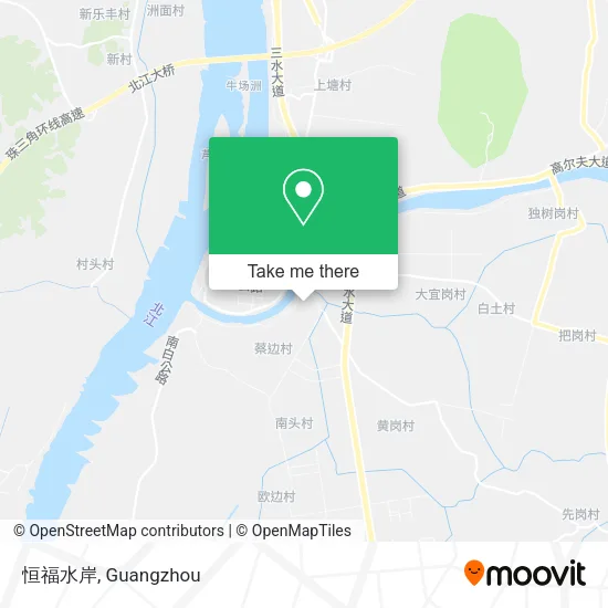 恒福水岸 map