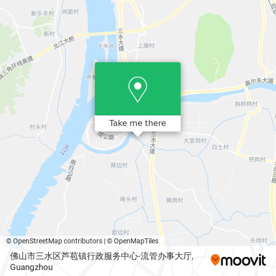 佛山市三水区芦苞镇行政服务中心-流管办事大厅 map