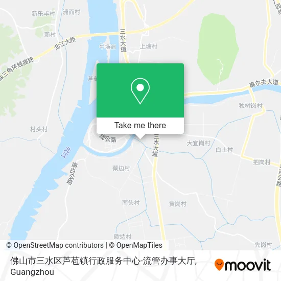 佛山市三水区芦苞镇行政服务中心-流管办事大厅 map