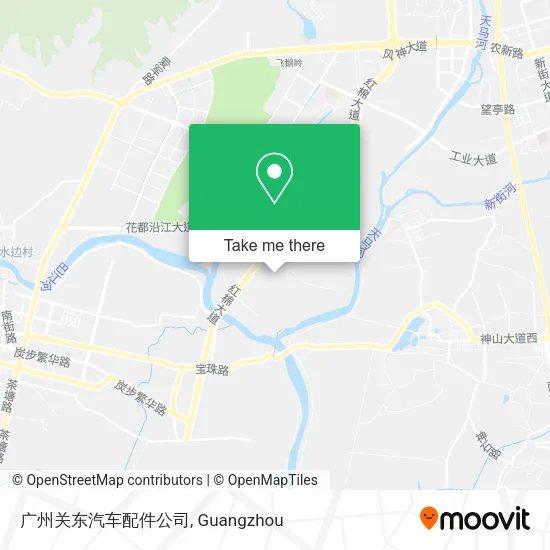 广州关东汽车配件公司 map