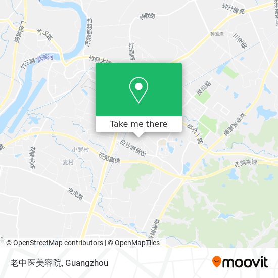 老中医美容院 map