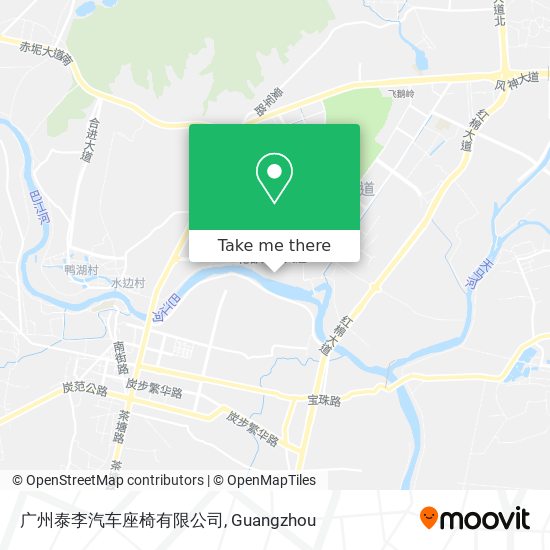 广州泰李汽车座椅有限公司 map