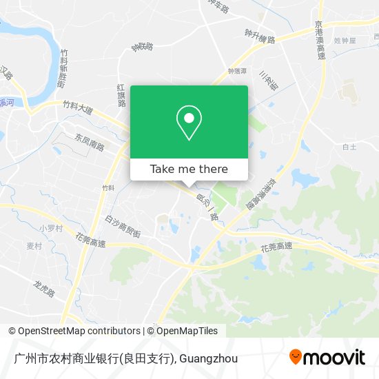 广州市农村商业银行(良田支行) map