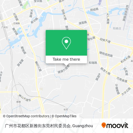 广州市花都区新雅街东莞村民委员会 map