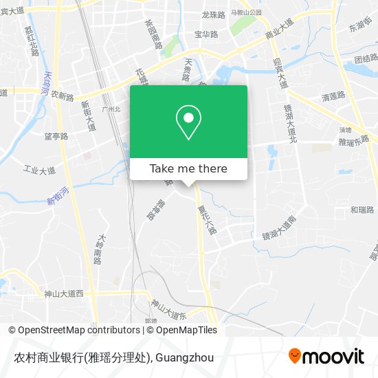 农村商业银行(雅瑶分理处) map