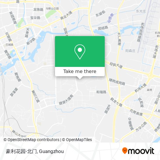 豪利花园-北门 map