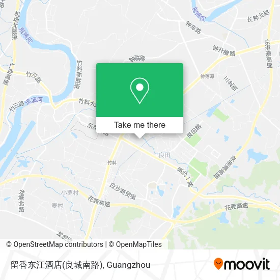留香东江酒店(良城南路) map