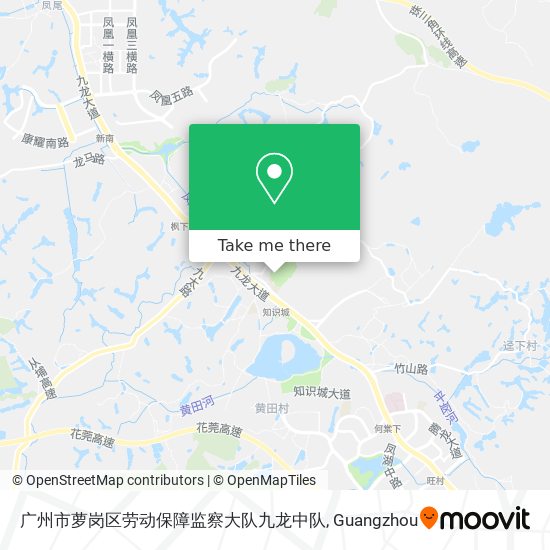 广州市萝岗区劳动保障监察大队九龙中队 map