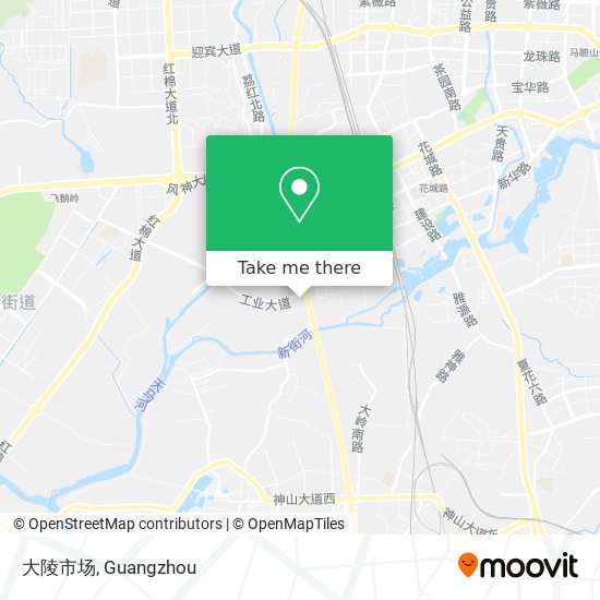 大陵市场 map