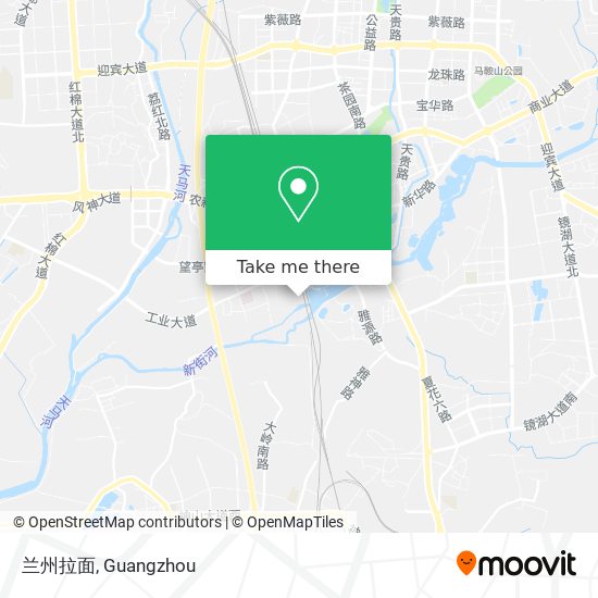 兰州拉面 map