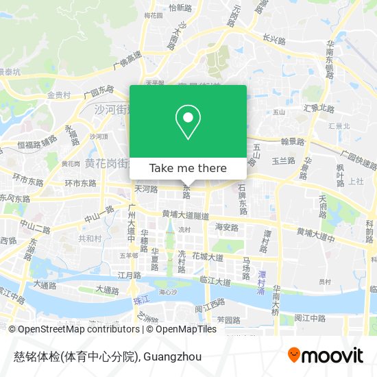 慈铭体检(体育中心分院) map