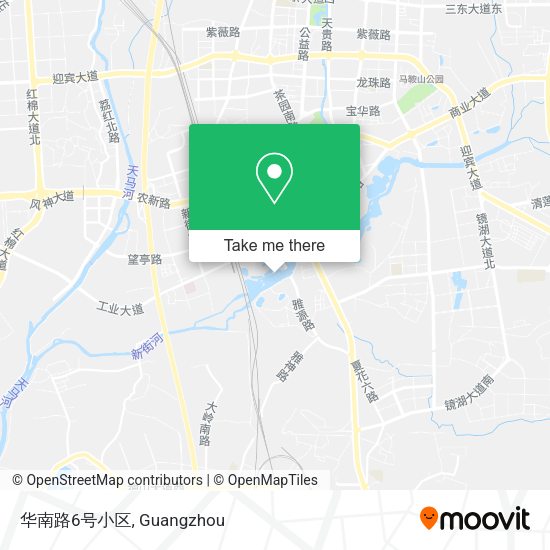 华南路6号小区 map