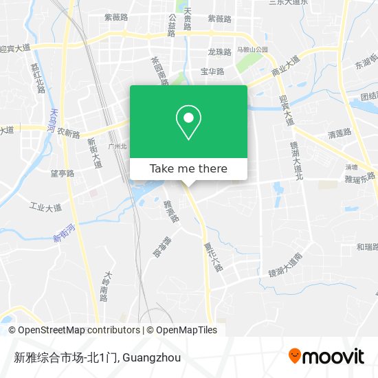 新雅综合市场-北1门 map