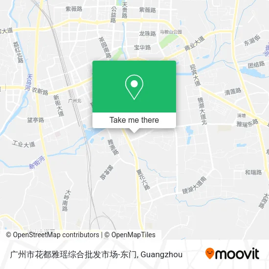 广州市花都雅瑶综合批发市场-东门 map