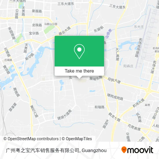 广州粤之宝汽车销售服务有限公司 map