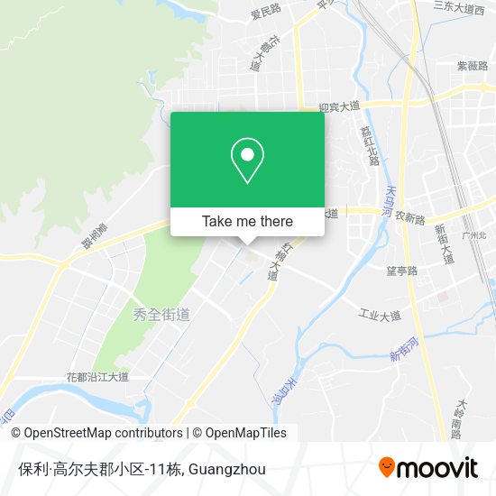 保利·高尔夫郡小区-11栋 map