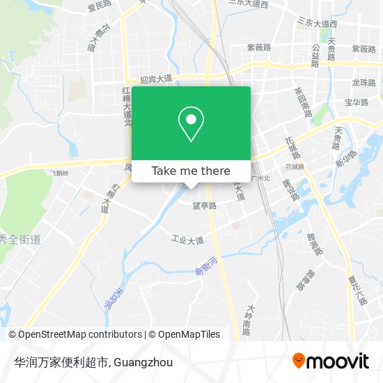 华润万家便利超市 map