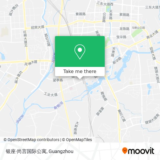银座·尚言国际公寓 map