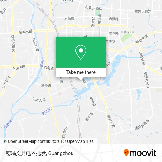 穗鸿文具电器批发 map