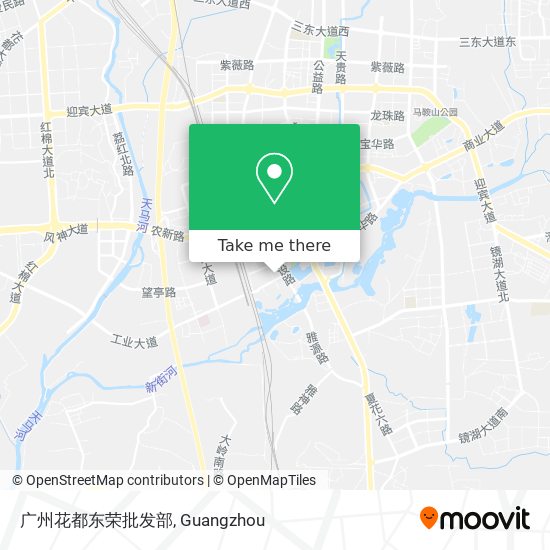 广州花都东荣批发部 map