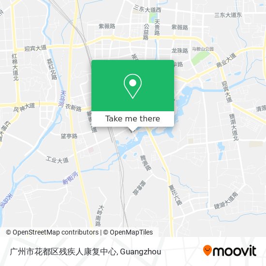 广州市花都区残疾人康复中心 map
