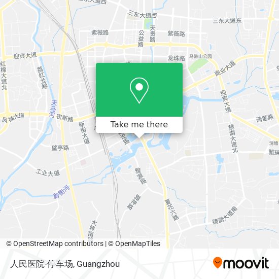 人民医院-停车场 map