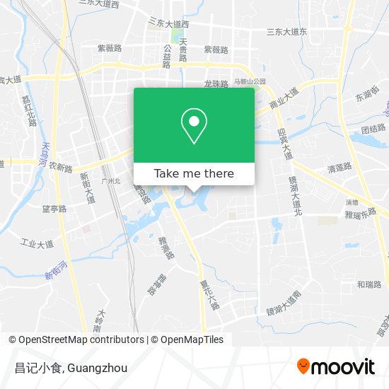 昌记小食 map