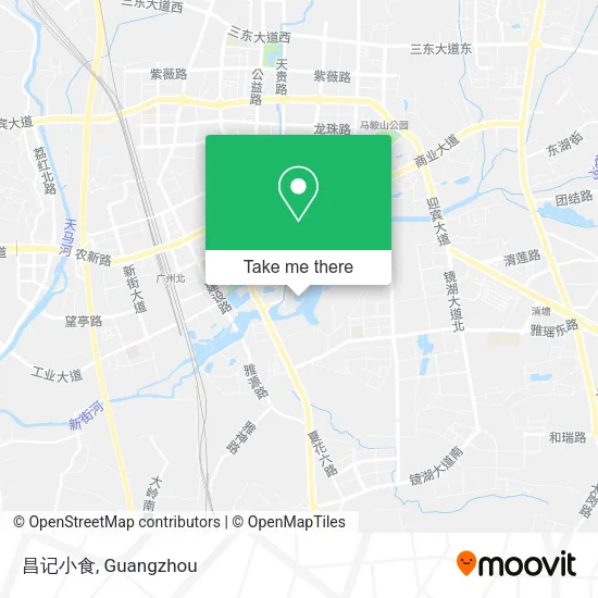 昌记小食 map