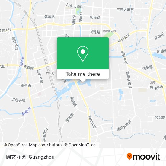 圆玄花园 map