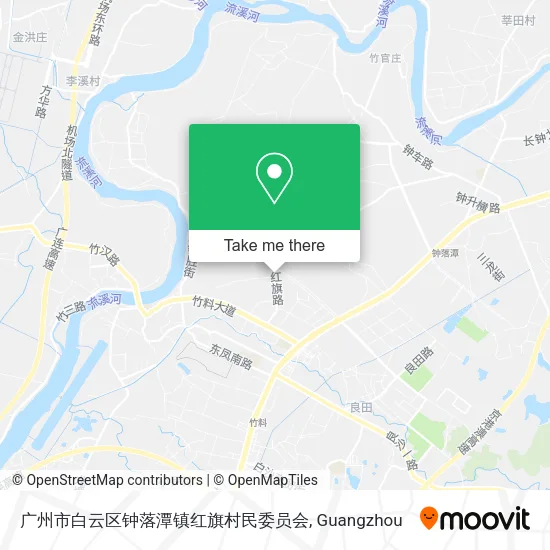 广州市白云区钟落潭镇红旗村民委员会 map
