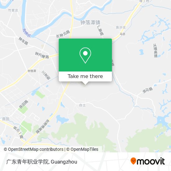 广东青年职业学院 map