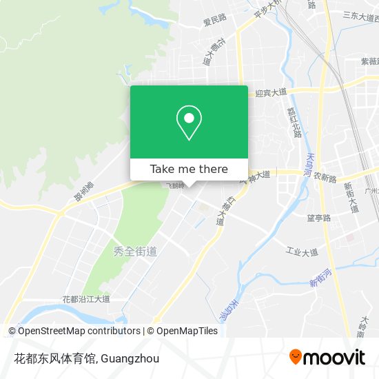 花都东风体育馆 map