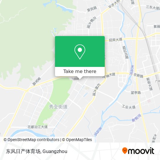 东风日产体育场 map