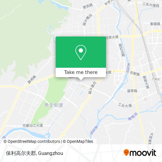 保利高尔夫郡 map