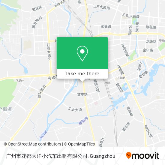 广州市花都大洋小汽车出租有限公司 map
