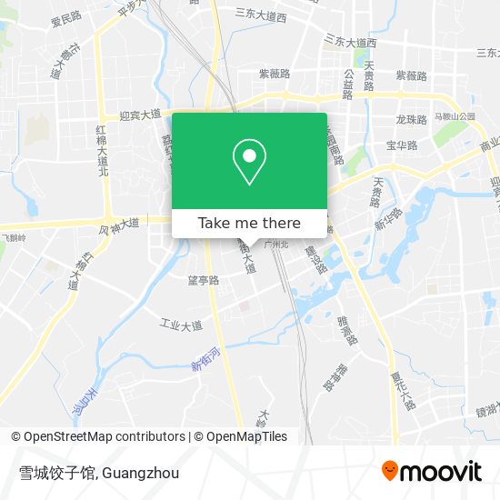 雪城饺子馆 map