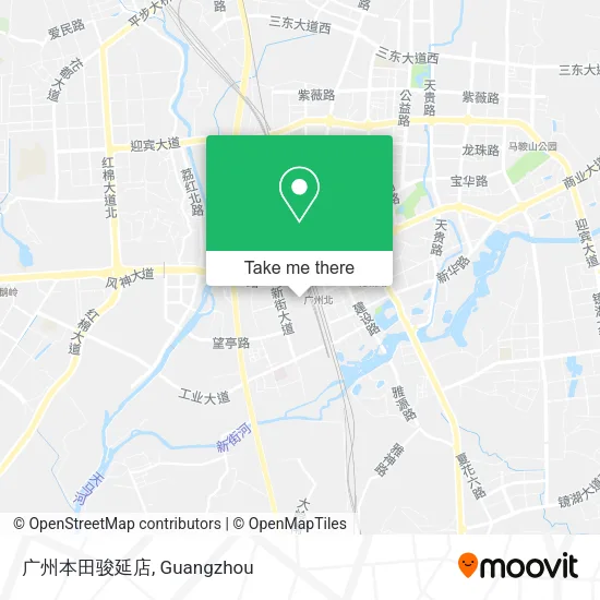广州本田骏延店 map