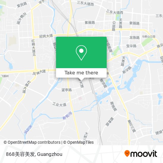 868美容美发 map