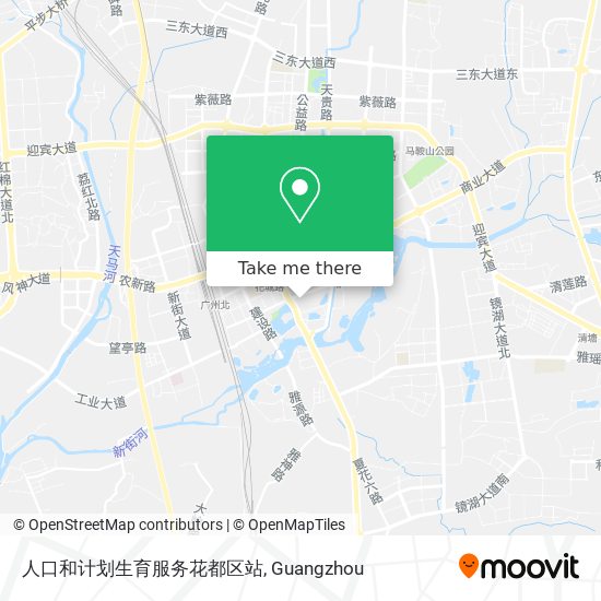 人口和计划生育服务花都区站 map